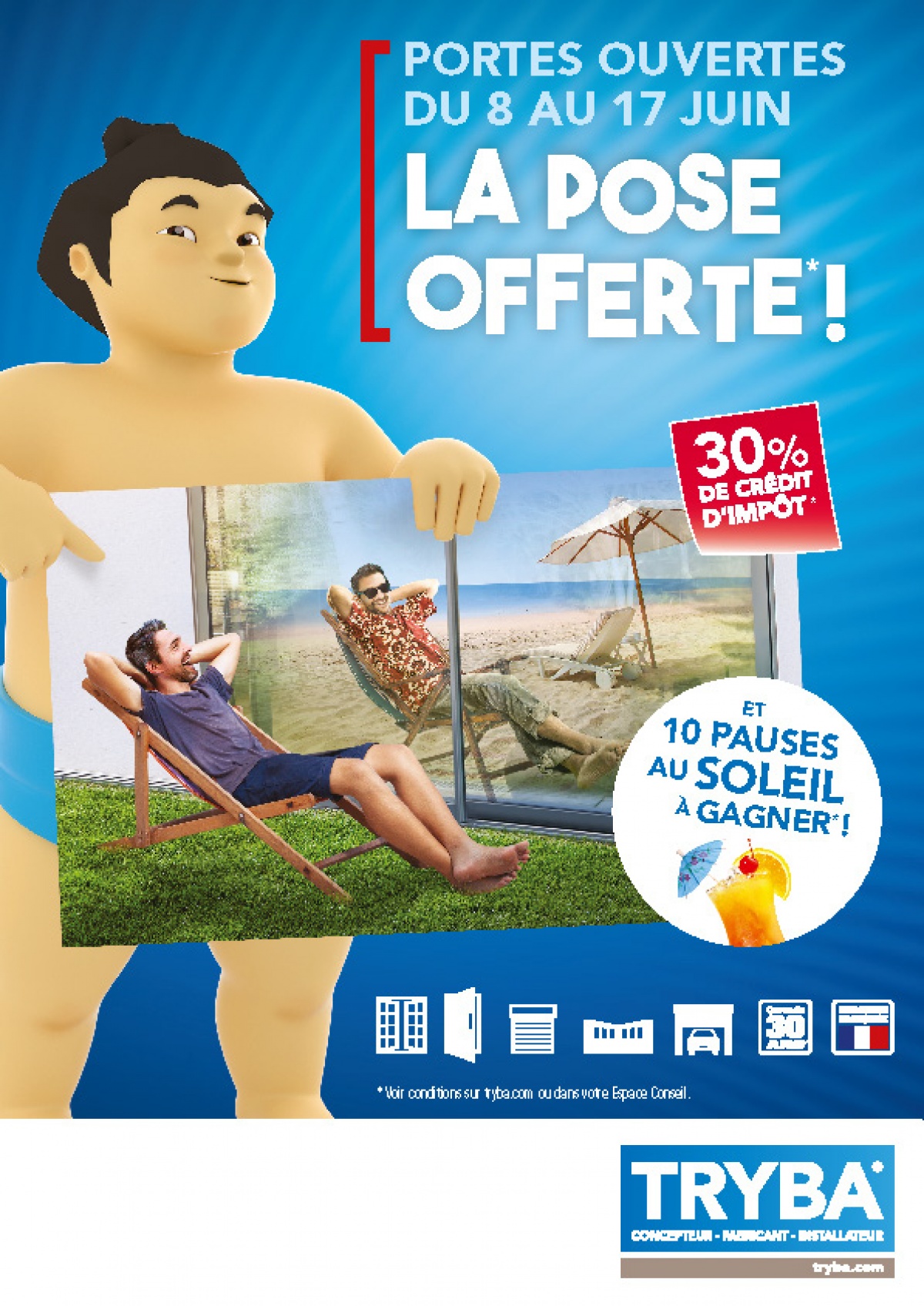 TRYBA - Portes ouvertes du 08 au 17 juin