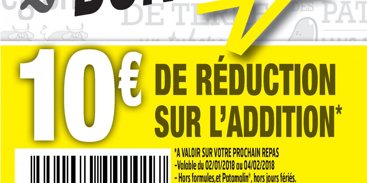 Bon De Réduction à Imprimer La Pataterie