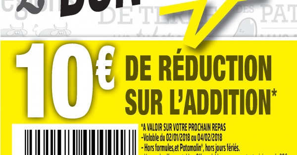 Bon plan à la Pataterie