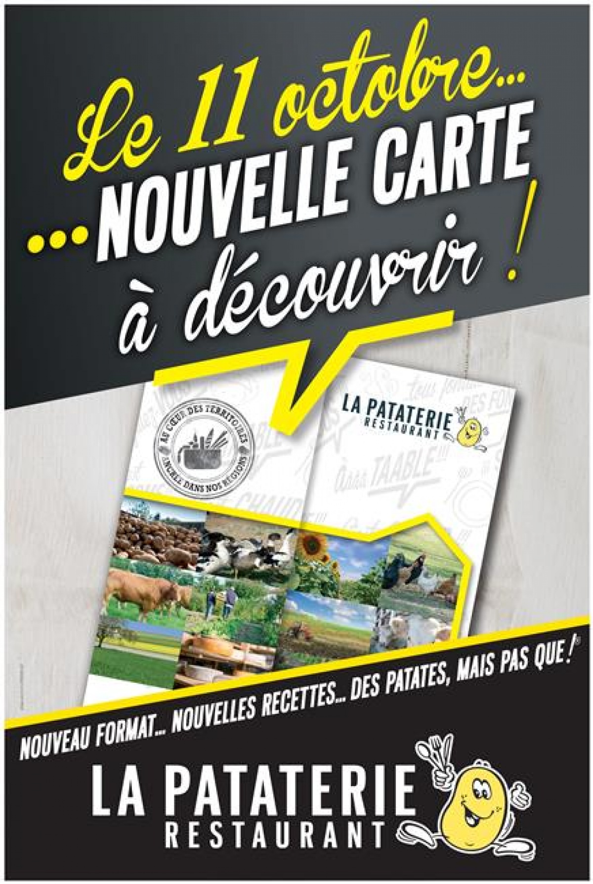 Nouvelle carte de la Pataterie
